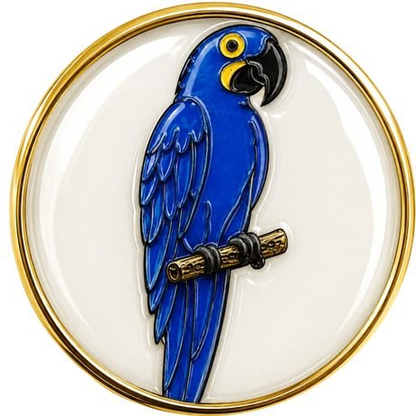 Broche adesivo redondo